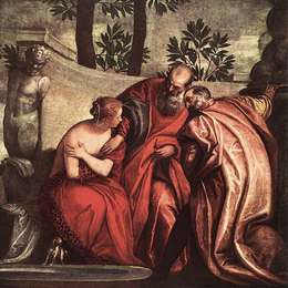 《苏珊娜在浴缸里》保罗·委罗内塞(Paolo Veronese)高清作品欣赏