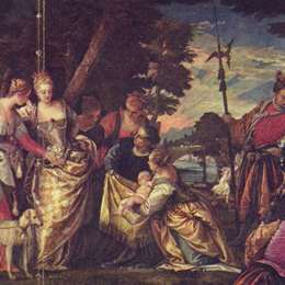 《摩西的发现》保罗·委罗内塞(Paolo Veronese)高清作品欣赏