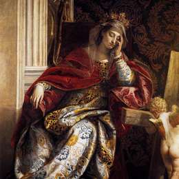 《圣赫勒拿的愿景》保罗·委罗内塞(Paolo Veronese)高清作品欣赏