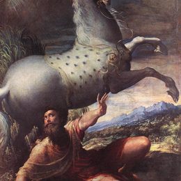 《圣保罗的转型》帕米贾尼诺(Parmigianino)高清作品欣赏