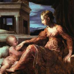 《童贞童子》帕米贾尼诺(Parmigianino)高清作品欣赏