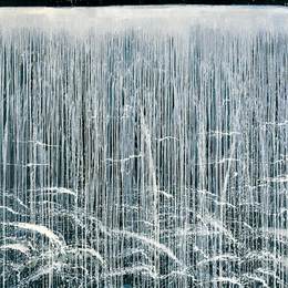 《七月瀑布》帕特·施泰尔(Pat Steir)高清作品欣赏