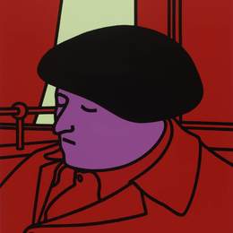 《法国人的肖像》帕特里克·考尔菲尔德(Patrick Caulfield)高清作品欣赏