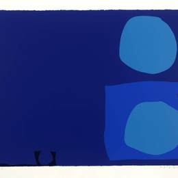 《四布鲁斯两盘》帕特里克·赫伦(Patrick Heron)高清作品欣赏