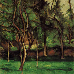 《果园》保罗·塞尚(Paul Cezanne)高清作品欣赏