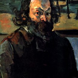 《自画像》保罗·塞尚(Paul Cezanne)高清作品欣赏