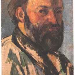 《自画像》保罗·塞尚(Paul Cezanne)高清作品欣赏