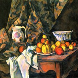 《花瓣静物》保罗·塞尚(Paul Cezanne)高清作品欣赏