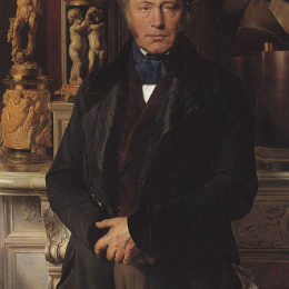 保罗·德拉罗什(Paul Delaroche)高清作品:Portrait du comte James-Alexandre de Pourtal&amp;ampès-Gorg