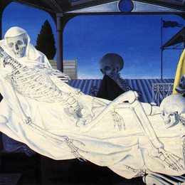 《沉积》保罗·德尔沃(Paul Delvaux)高清作品欣赏