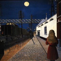 《孤独》保罗·德尔沃(Paul Delvaux)高清作品欣赏