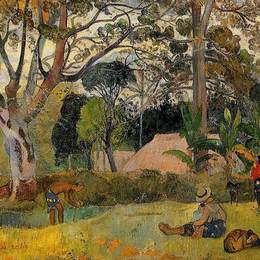 《一棵大树》保罗·高更(Paul Gauguin)高清作品欣赏