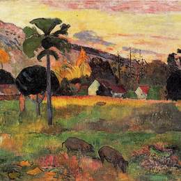 《来这里》保罗·高更(Paul Gauguin)高清作品欣赏