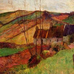 《圣玛格丽特山寨》保罗·高更(Paul Gauguin)高清作品欣赏