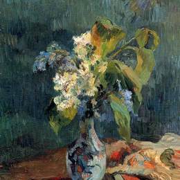 《丁香花束》保罗·高更(Paul Gauguin)高清作品欣赏