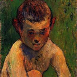 《小布雷顿浴》保罗·高更(Paul Gauguin)高清作品欣赏