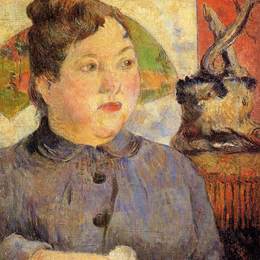 《亚历山大科勒夫人》保罗·高更(Paul Gauguin)高清作品欣赏