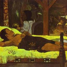 《耶稣诞生》保罗·高更(Paul Gauguin)高清作品欣赏