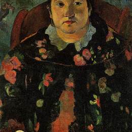 保罗·高更(Paul Gauguin)高清作品:Portrait of Suzanne Bambridge