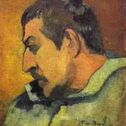 《自画像》保罗·高更(Paul Gauguin)高清作品欣赏