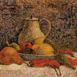 《静物Ripipont》保罗·高更(Paul Gauguin)高清作品欣赏
