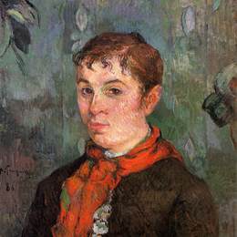 《老板的女儿》保罗·高更(Paul Gauguin)高清作品欣赏