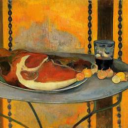 《火腿》保罗·高更(Paul Gauguin)高清作品欣赏