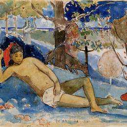 《美丽女王》保罗·高更(Paul Gauguin)高清作品欣赏