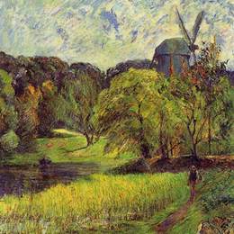 《女王磨坊》保罗·高更(Paul Gauguin)高清作品欣赏