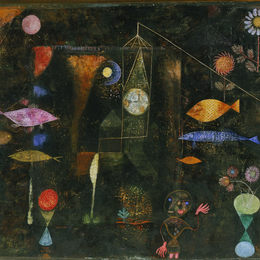 《鱼魔法》保罗·克利(Paul Klee)高清作品欣赏