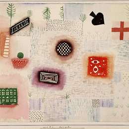 《地点标志》保罗·克利(Paul Klee)高清作品欣赏