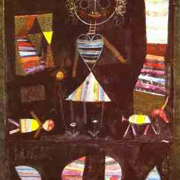 《木偶剧院》保罗·克利(Paul Klee)高清作品欣赏