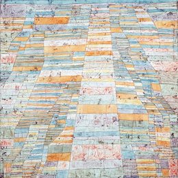 《主要道路和通道》保罗·克利(Paul Klee)高清作品欣赏