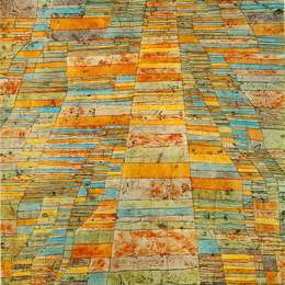 《公路与公路》保罗·克利(Paul Klee)高清作品欣赏