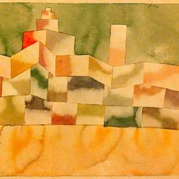 《东方建筑》保罗·克利(Paul Klee)高清作品欣赏