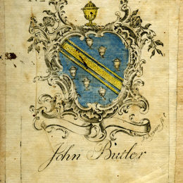 《约翰巴特勒的藏书票》保罗·列维尔(Paul Revere)高清作品欣赏