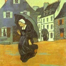 《一场雨》保罗·塞律西埃(Paul Serusier)高清作品欣赏