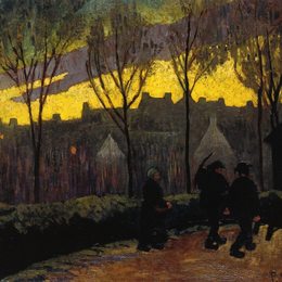 《傍晚》保罗·塞律西埃(Paul Serusier)高清作品欣赏