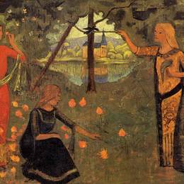 《阙恩安讷的青年》保罗·塞律西埃(Paul Serusier)高清作品欣赏