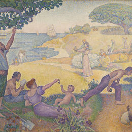 《保罗西涅克，1893年95，和谐的时期，布面油画，3》保罗·西涅克(Paul Signac)高清作品欣赏