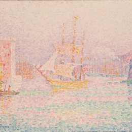 《马赛港港》保罗·西涅克(Paul Signac)高清作品欣赏