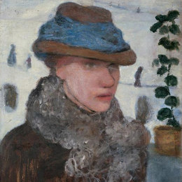 保拉·莫德索恩-贝克尔(Paula Modersohn-Becker)高清作品:Portrait of Martha Vogeler