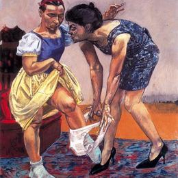 《白雪公主和她的继母》保拉·雷戈(Paula Rego)高清作品欣赏