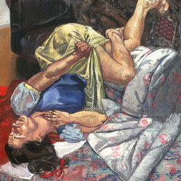 《白雪公主吞下了中毒的苹果》保拉·雷戈(Paula Rego)高清作品欣赏