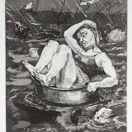 《洪水》保拉·雷戈(Paula Rego)高清作品欣赏