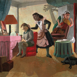 《侍婢》保拉·雷戈(Paula Rego)高清作品欣赏