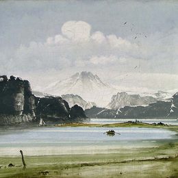 《滨海景观》佩德尔·鲍克(Peder Balke)高清作品欣赏