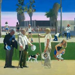 《会议（或愉快的一天，霍克尼先生）》彼得·布莱克(Peter Blake)高清作品欣赏