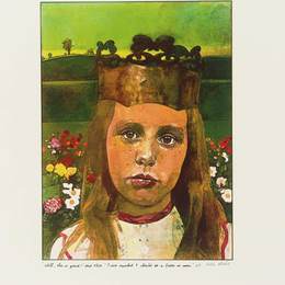 《“嗯，这太壮观了！”爱丽丝说》彼得·布莱克(Peter Blake)高清作品欣赏