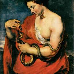 《Hygeia，健康女神》彼得·保罗·鲁本斯(Peter Paul Rubens)高清作品欣赏